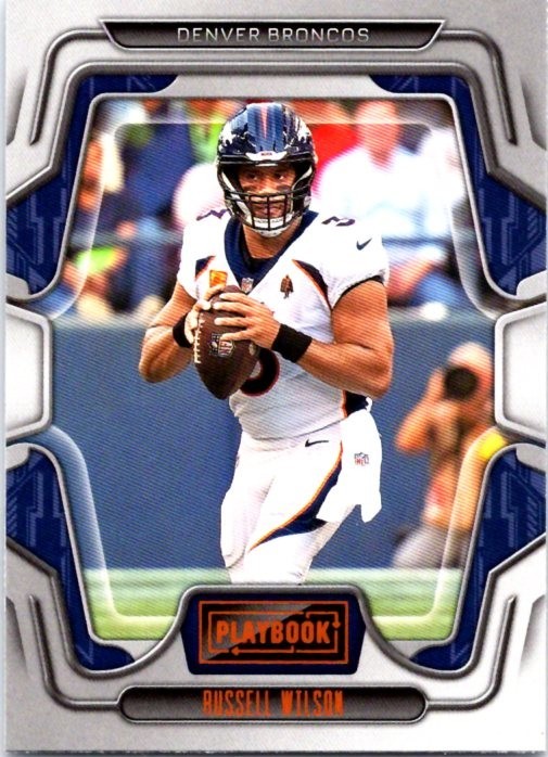 2022 Panini Playbook - Russell Wilson #25 Orange (K3)