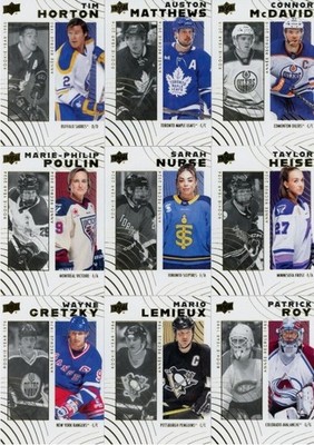 U PICK LOT 2024-25 24-25 UD Tim Hortons Retrospective Rookies Base set cards