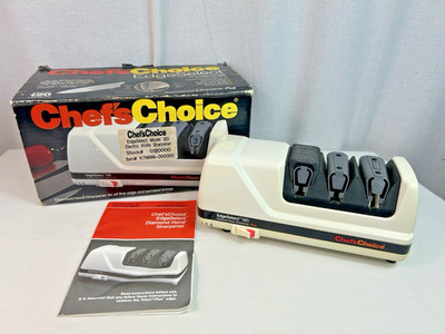 Chef's Choice Edge Select 120 Diamond Hone Knife Sharpener Plus w/ Box - WORKS!
