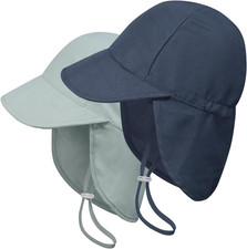 2 Pack Baby Sun Hats Toddler Beach Hat for Girls Boys 0-4 Years  UPF 50 