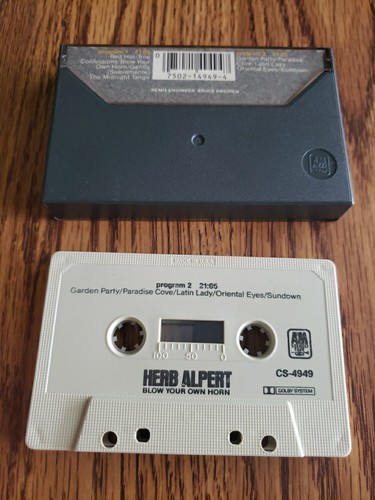 Herb Alpert - Blow Your Own Horn Cassette Tape 1983 A&M Records Vintage VGC - Picture 5 of 7
