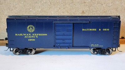Baltimore & Ohio RR 40' wagon top boxcar 1900 Express Kadee mtl whls Roundhouse