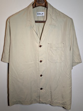 CDLP Pool Shirt Men’s 54 (US XL) Off White Button Up Short Sleeve Casual Summer