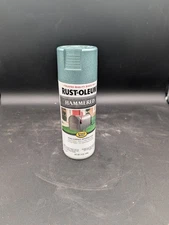 Rustoleum Verde Green 7219 spray paint, Hammered