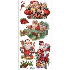Violette Stickers Jolly Santa Claus Sticker Sheet Christmas Holiday Stationery