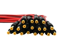 DC Power Pigtail Cable Plug 18AWG 2.1mm x 5.5mm 12V 5A Female-Male Connector Lot