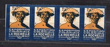 Pretty Set Of Stamps Colonial Exhibition La Rochelle 1937 / RARE