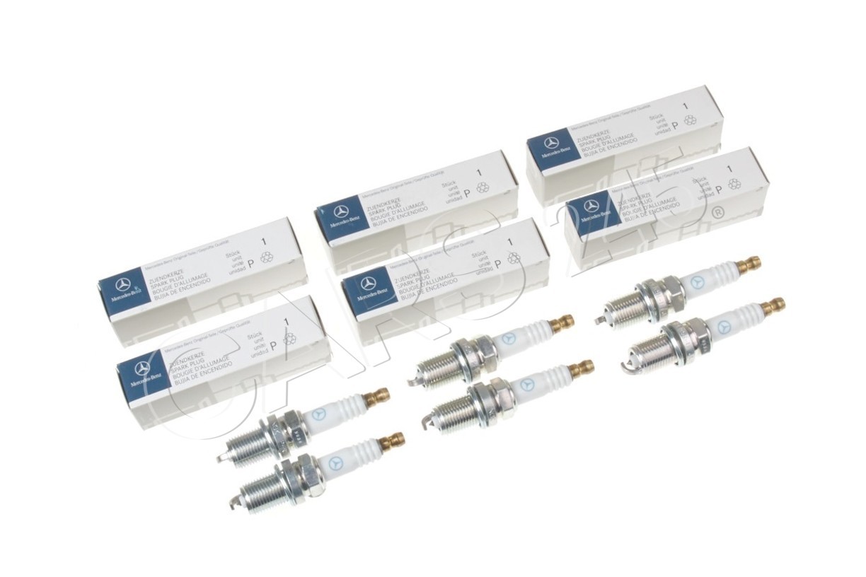 Genuine Mercedes Benz Spark Plugs 6 Pcs M112 M113 Engine A0041595003