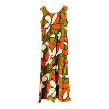 Island Casuals Vintage Hawaiian Dress Cotton XS