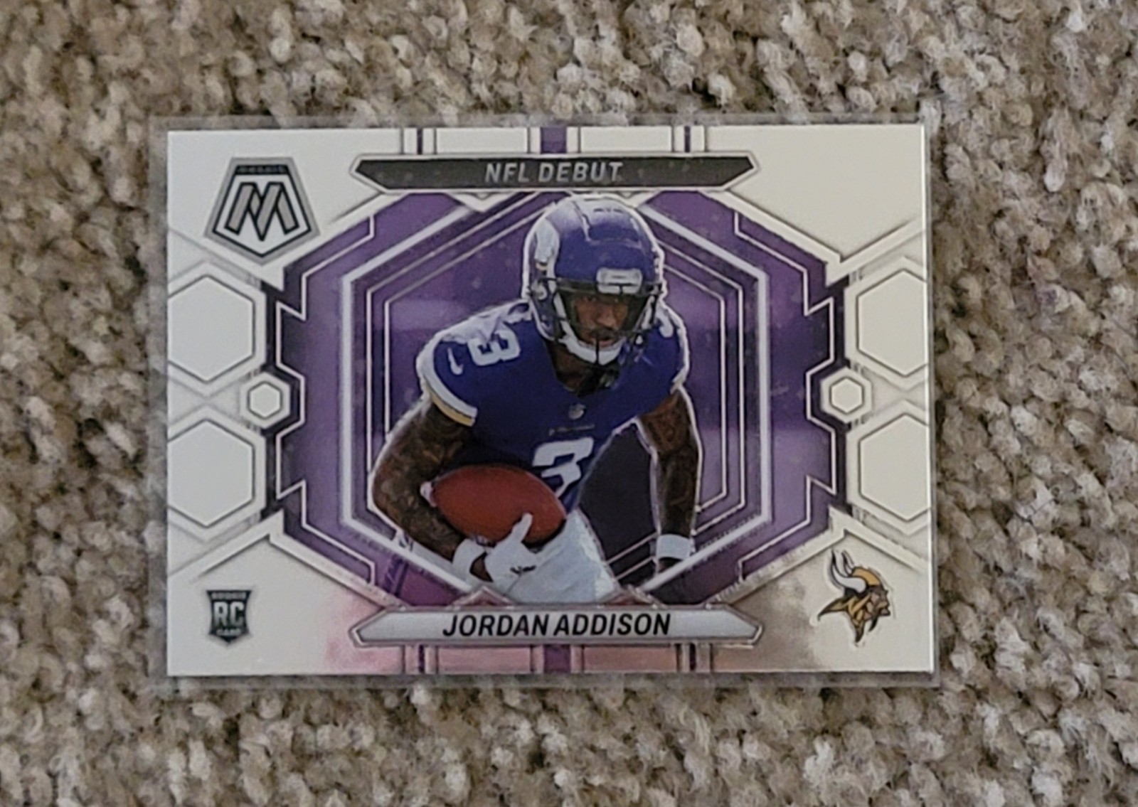 2023 Panini Mosaic - Nfl Debut Jordan Addison #ND-14 Silver Prizm (RC)