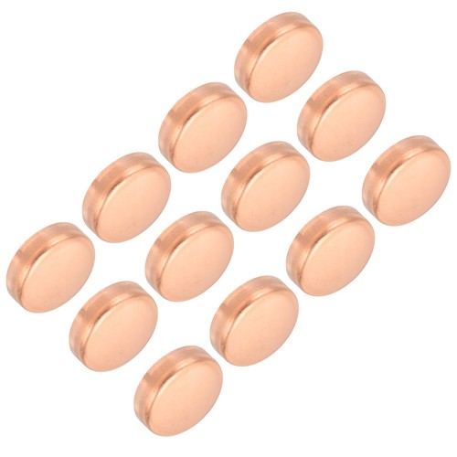 7/8 Inch ID Copper Pipe End Cap 12Pcs Copper Fitting Cap Sweat Plug Connection