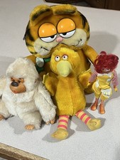 Vintage 1970's Knickerbocker 10" Plush Big Bird Sesame Street and TOY LOT