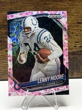 2025 Panini Prizm Black Lenny Moore Cherry Blossom /20 Colts