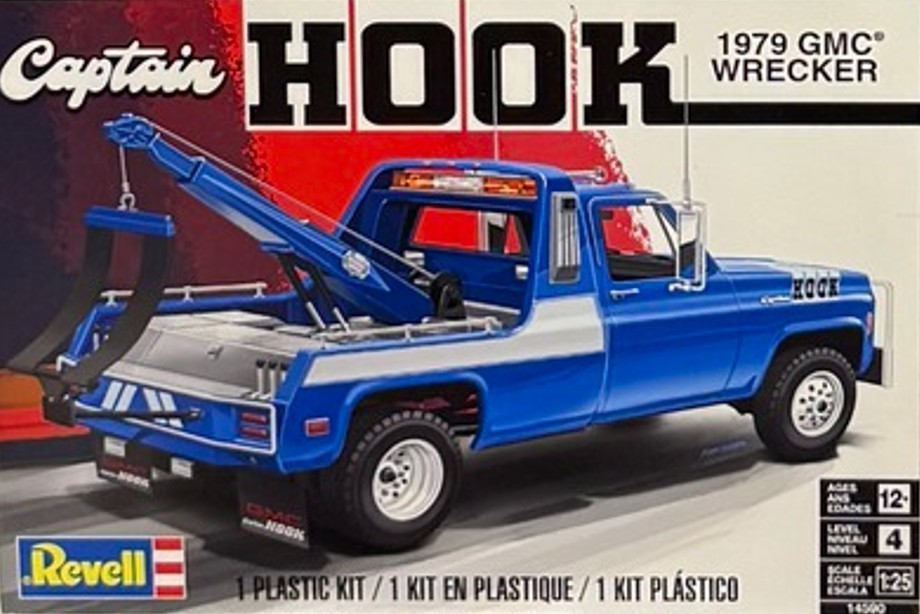 Revell 1/25 Captain Hook 1979 GMC Wrecker Model Kit RMX4590-NEW | eBay