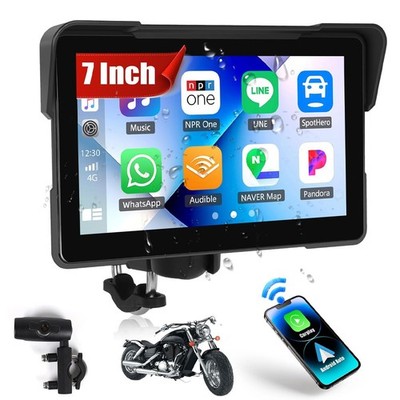 7'' Wasserdicht Motorrad Apple CarPlay TouchScreen Navigator Autoradio GPS Navi