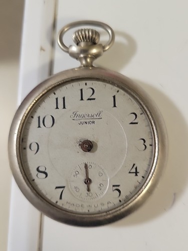 Used Has No Front Glass In Watch Antique Pocket Watch For Parts Or Repair Only