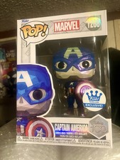 💢🇺🇸FuNkO pOp ‼️ Captain America #1268 Faceted FuNkO ShOp EXCLUSIVE!💎💢NiB
