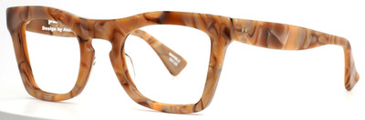 pLAtOy Ishiwatari SLY Marble Brown Womens Square Eyeglasses 50-25-145 B:41