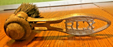1895 REX SHOE POLISHING BRUSH-5" LONG X 3" HIGH A GREAT PIECE OF HISTORY-RARE