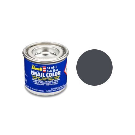 Greenhills Revell Email Colour Enamel Paint Matt Tank Grey RAL 7024 14ML 32143 -