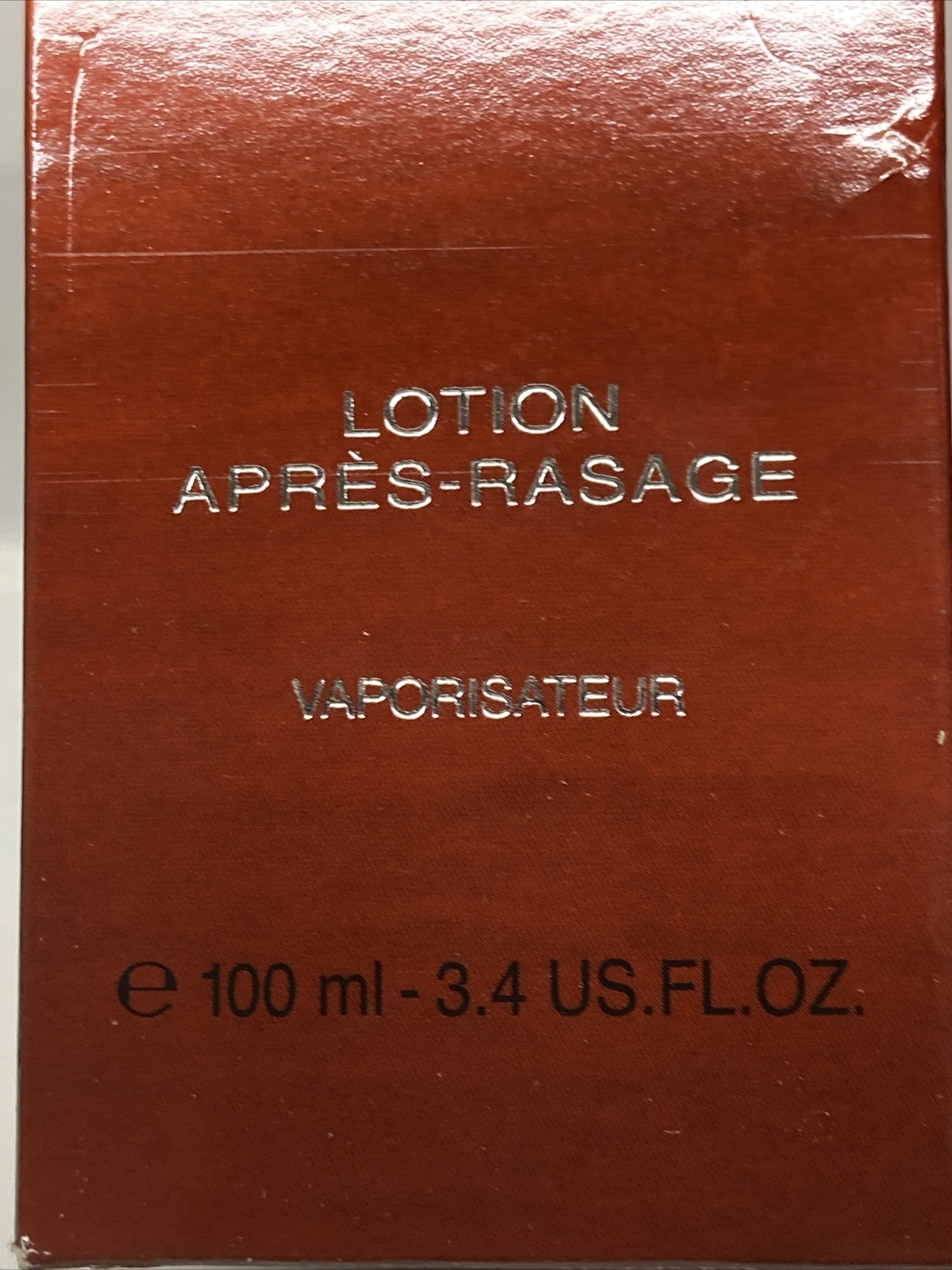 FAHRENHEIT AFTER SHAVE LOTION 3.4oz NATURAL SPRAY DIOR