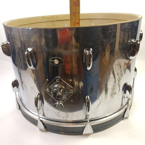 Slingerland 14x22"1970 Chrome Over Wood Bass Drum Vintage Sound King 3Ply COW70s - Bild 12 von 13