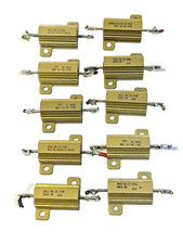 Lot of 10 each Dale Resistor RH-25 25W 10k  ohm 1 1018