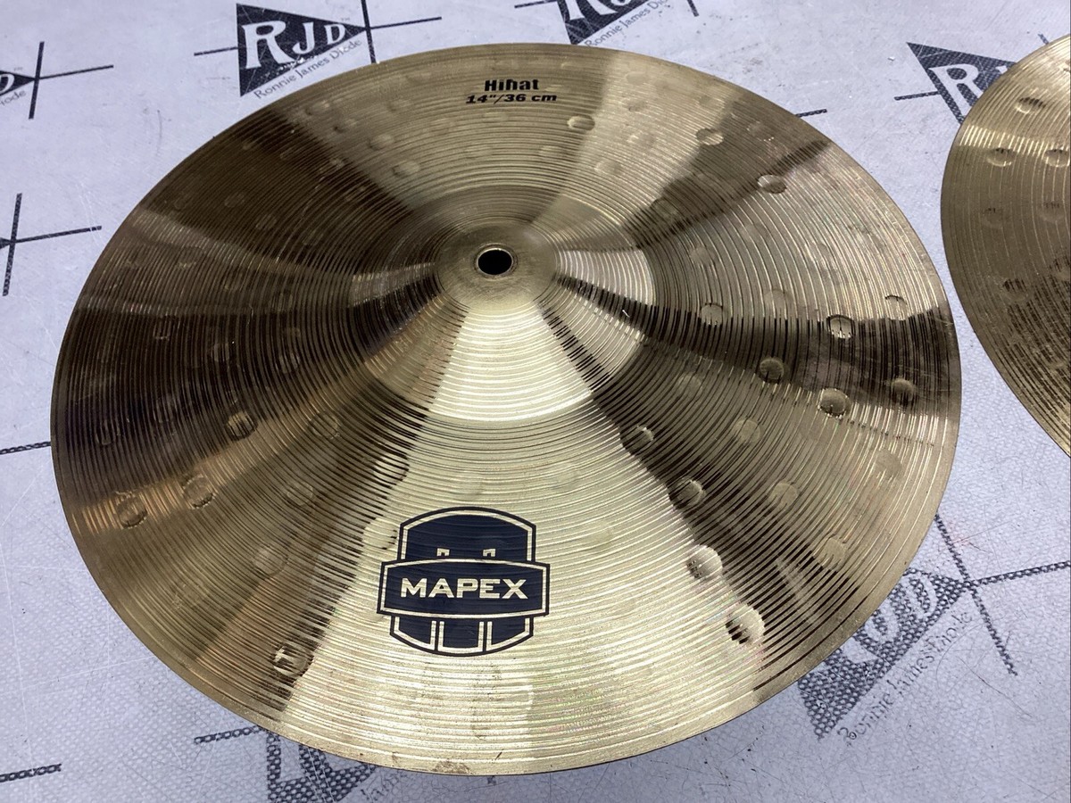 Mapex Hi Hat Cymbals Set 14” Hi Hats Hi-Hat | eBay