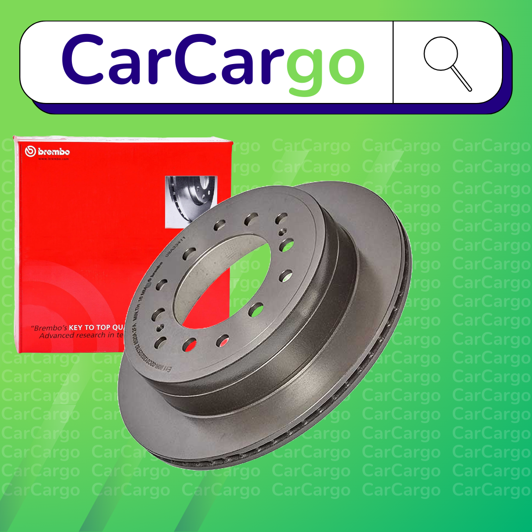 Brembo Vented Rear Brake Discs Pair For Toyota 4 Runner 4.7 4WD 2005-2009 312 mm