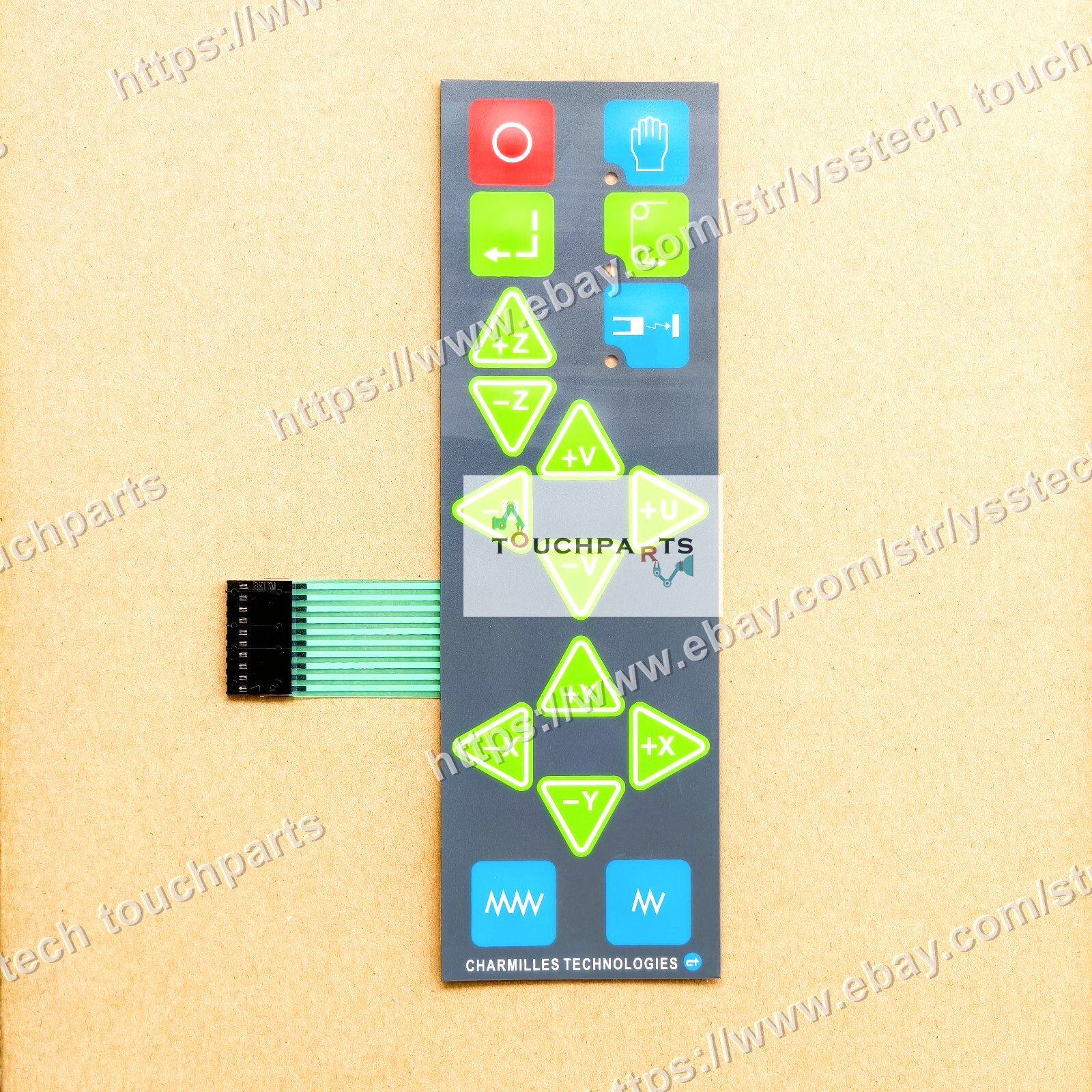 EDM Pendant Keypad Membrane for Charmilles Robofil 300 310 510 Hand Held Remote