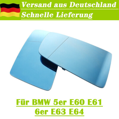 Paar Spiegelglas Außenspiegel Satz links + rechts beheizbar Für BMW 5er E60 E61