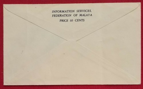 First Day Cover - Merdeka - Malaya - Aug 31, 1957 - 5 different stamps. See pics - Picture 4 of 4