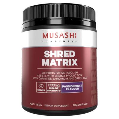 Musashi Shred Matrix Powder 270g
