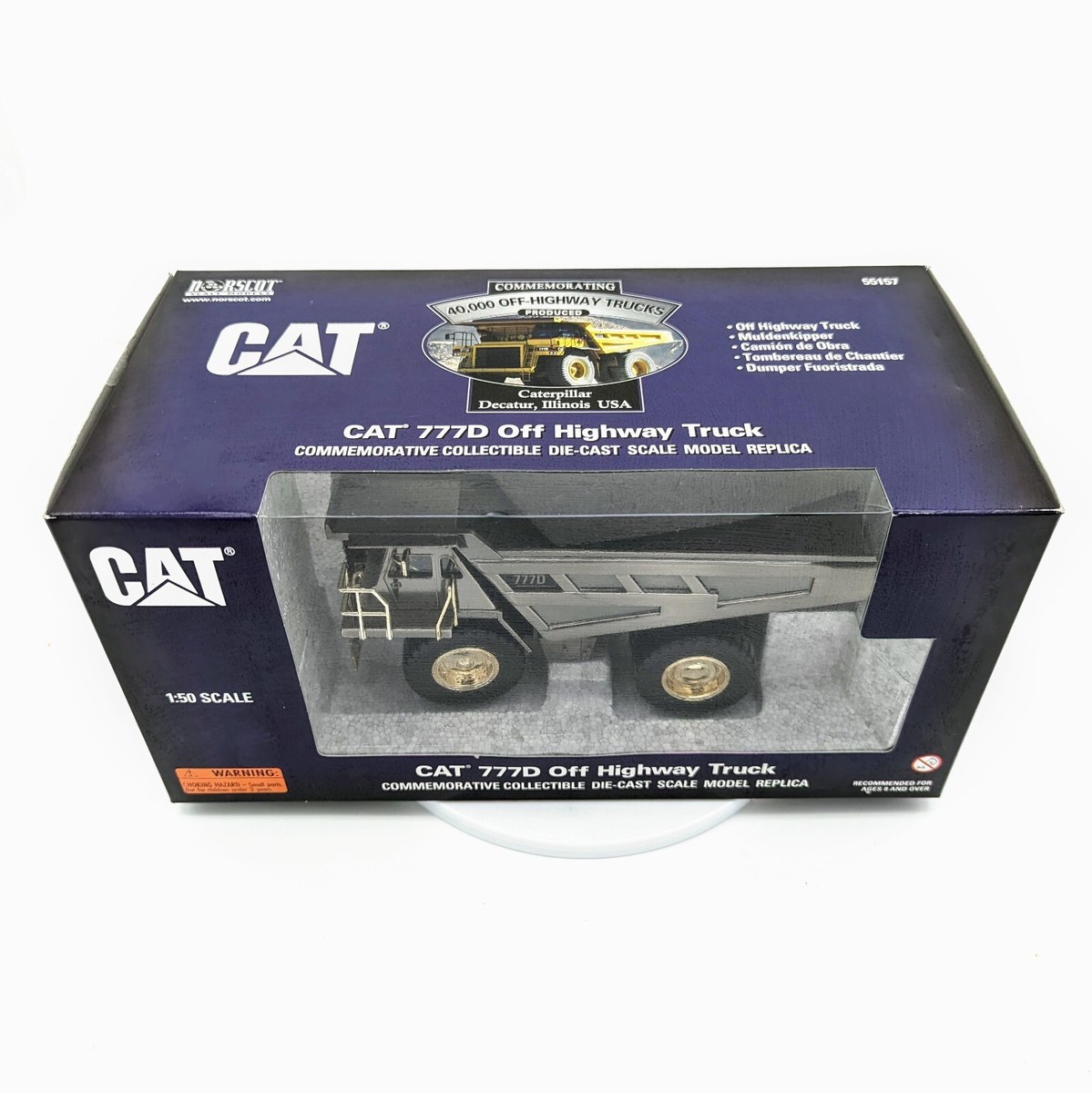 1/50 Cat 777D Off Highway Truck, Commemorating 40,000 Off Highway