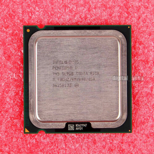 Intel Pentium D 945 3.4 GHz 2 cores 2 threads/4M/800 LGA775 CPU Processor - Picture 4 of 4