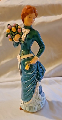 Goebel  Garden Fancier 1880  Lady with Flowers Figurine    FREE SHIPPING!