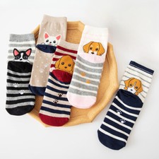 Cute Socks Women Cat Dog: Animal Novelty Socks for Girls - Ladies Funny Socks