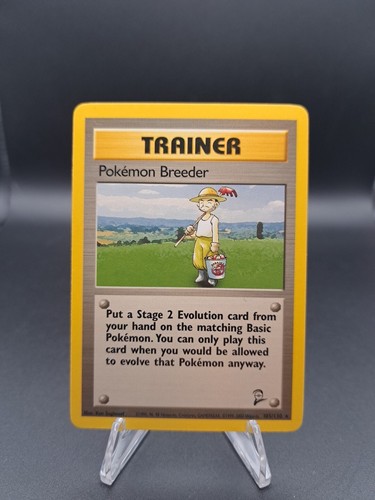 Pokemon TCG WOTC Breeder 105/130 Base Set 2 Rare NM | eBay