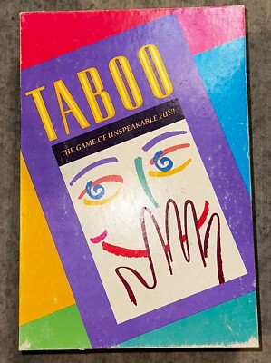 TABOO - The Game of Unspeakable Fun - Milton Bradley - 1989