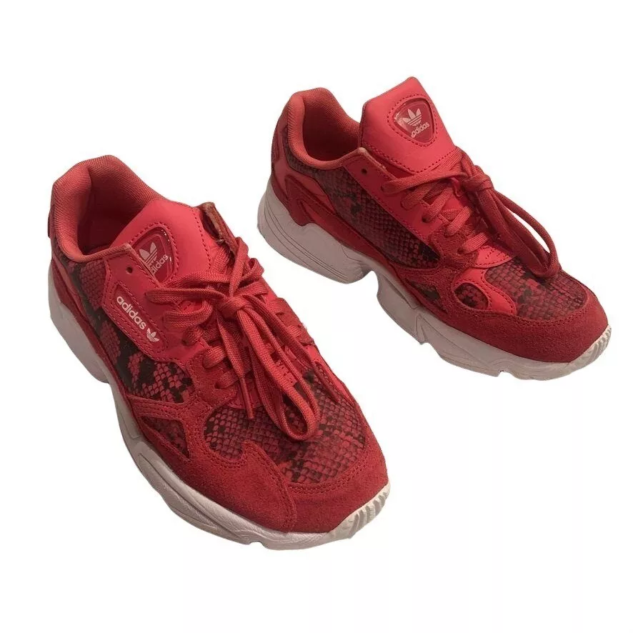 Adidas Originals Falcon Craft Pink Suede Snake 5.5 Athlesiure Barbie Pretty Fun