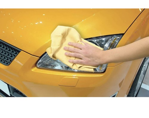 Peau de Chamois véritable pour lustrage vitres voiture moto Taille S - Picture 4 of 4