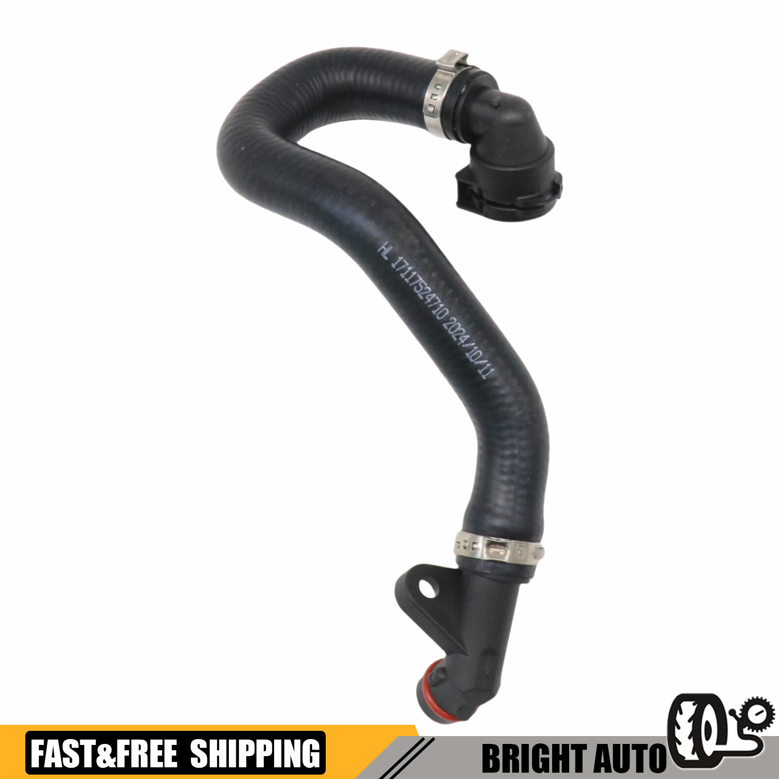 BMW E88 E82 E90 X1 Water Hose Radiator to Auto Trans Oil Cooler 17117524710