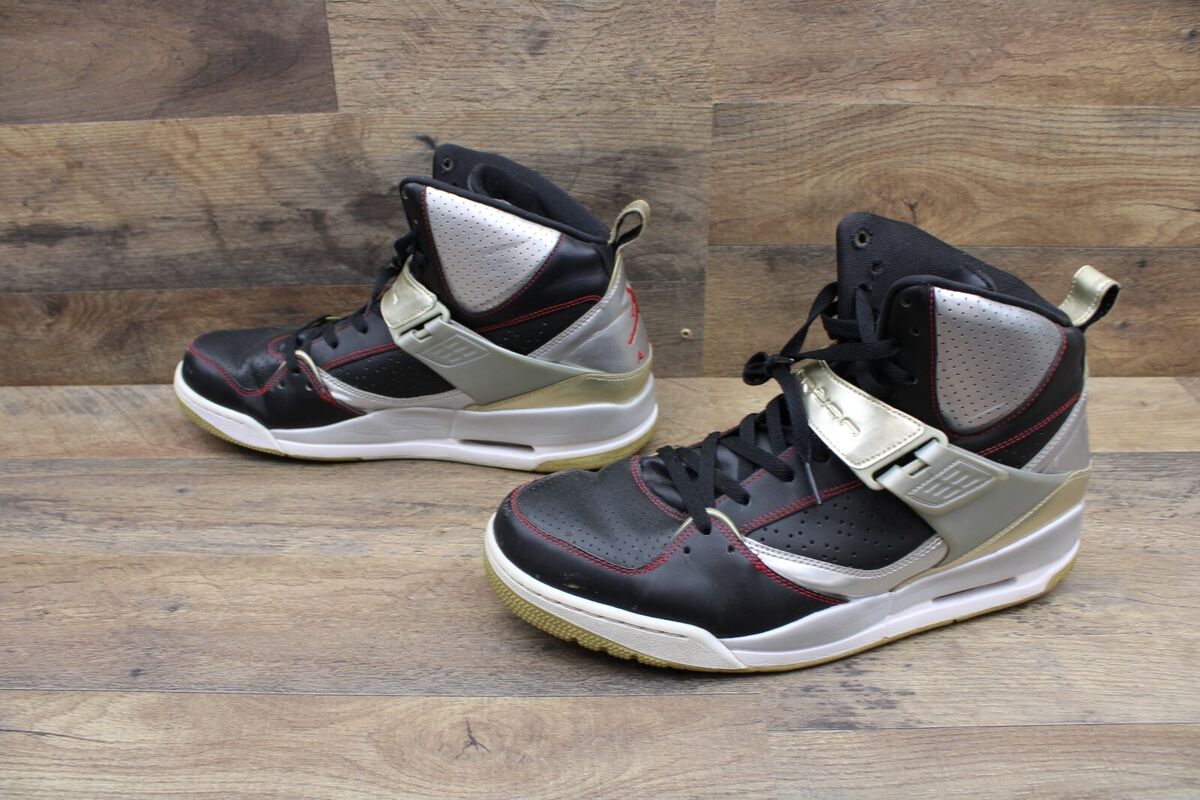 Size 13 - Jordan Flight 45 High Black Metallic Silver for Size 13 - Jordan Flight 45 High Black Metallic Silver for
