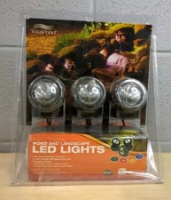 Totalpond Pond and Landscape LED Lights Set of 3 . See Description L5