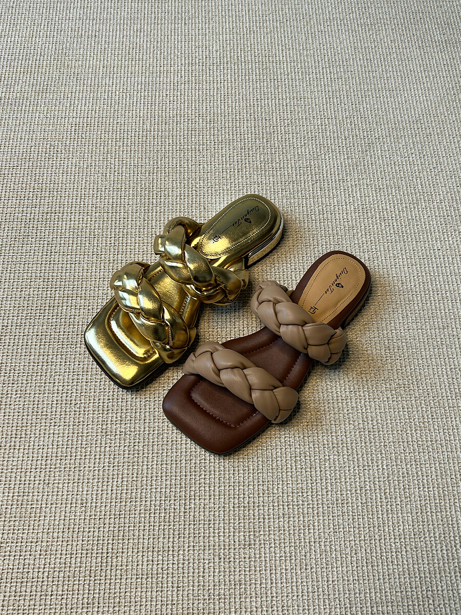 PANTOFOLA D’ORO 2025 Nuovi Sandali Donna Primavera Estate Pelle Ciabatte Punta Aperta Scarpe Pelle