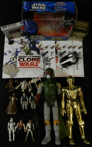 C-3PO & Boba Fett 12" Vintage 70's Star Wars Figures,Calendar,+ Modern Lot of 20 - Picture 10 of 10