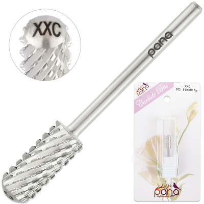 Pana 0.2cm Schaft Größe - Silber Klein Fass Glatt Top Nagel Hartmetall Bit (2XC)