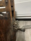 Antique Vulcanized Clothes Wringer Wood Iron — photo 5