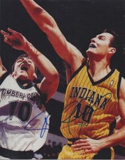 Jeff Foster Autographed 8x10 Indiana Pacers D498