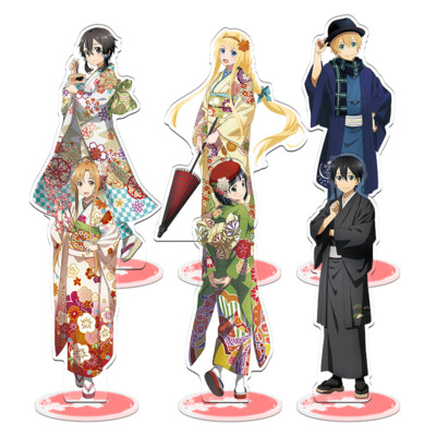 Sword Art Online Decor Collect Fashion Desktop Stand Figure Cosplay Anime Gift